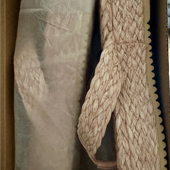 Beach by Matisse Raffia Platform Thong Sandals Size 9 - Picture 4 of 6